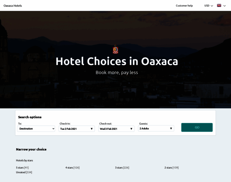 Hotels-oaxaca.com thumbnail