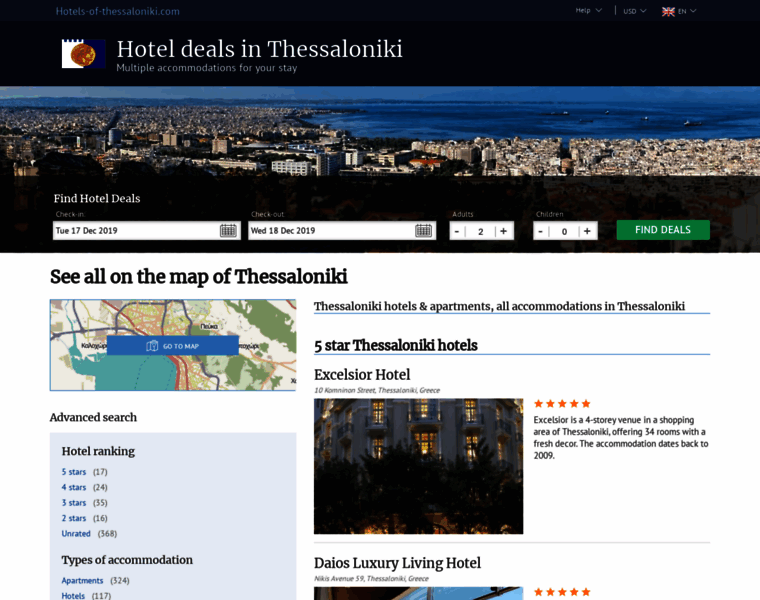 Hotels-of-thessaloniki.com thumbnail
