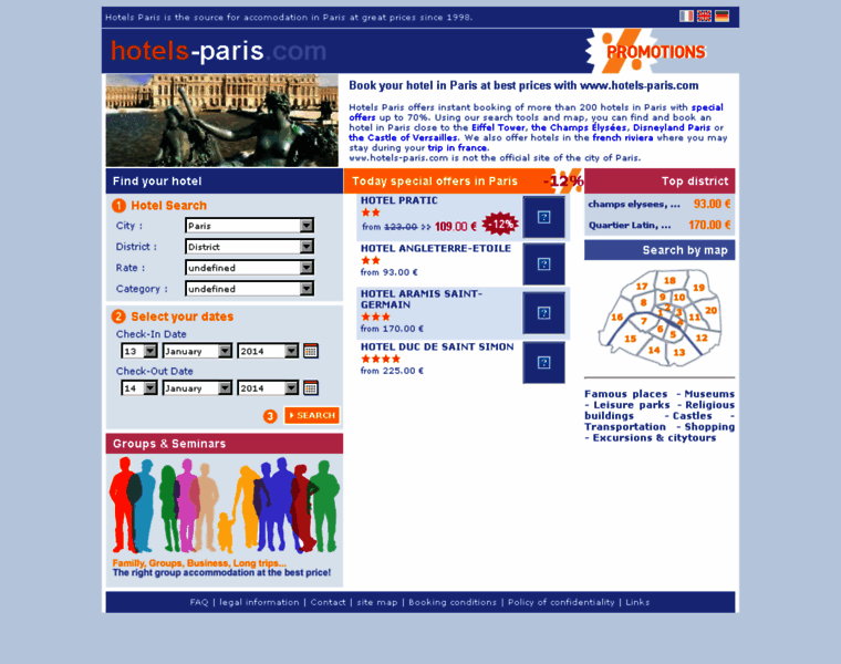 Hotels-paris.com thumbnail