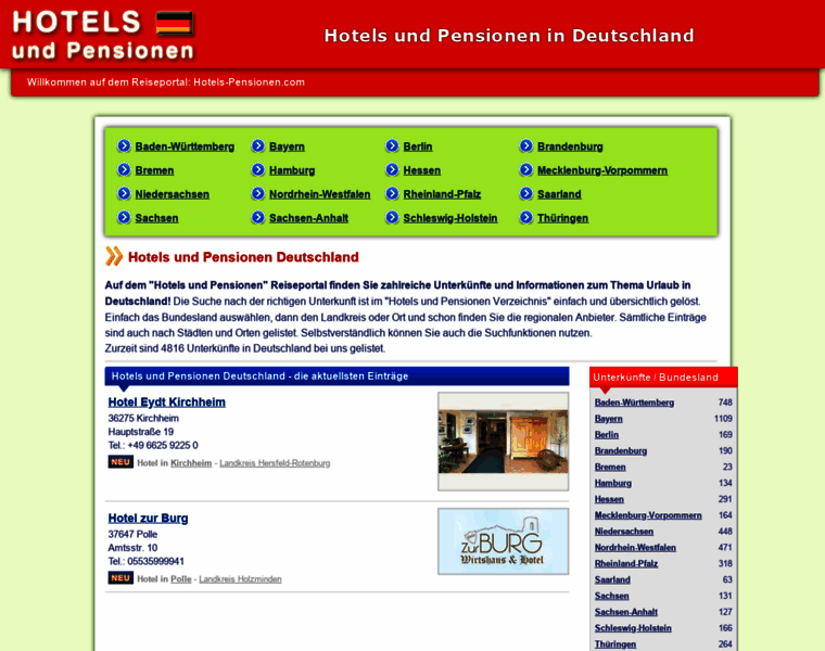 Hotels-pensionen.com thumbnail