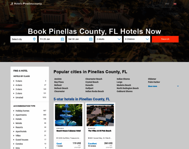 Hotels-pinellascounty.com thumbnail