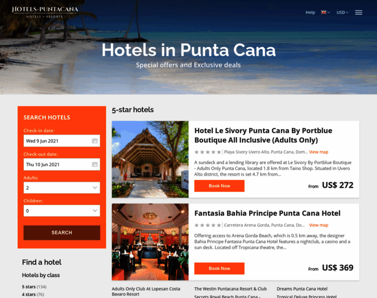 Hotels-puntacana.com thumbnail