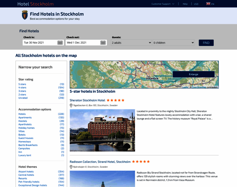 Hotels-stockholm.org thumbnail