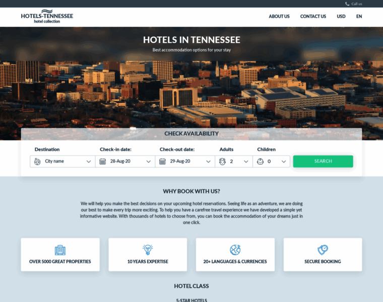 Hotels-tennessee.com thumbnail