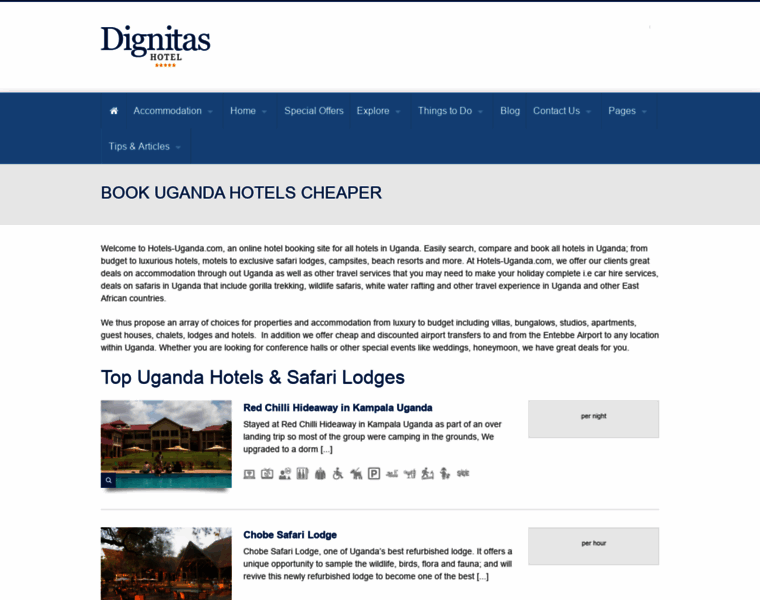 Hotels-uganda.com thumbnail
