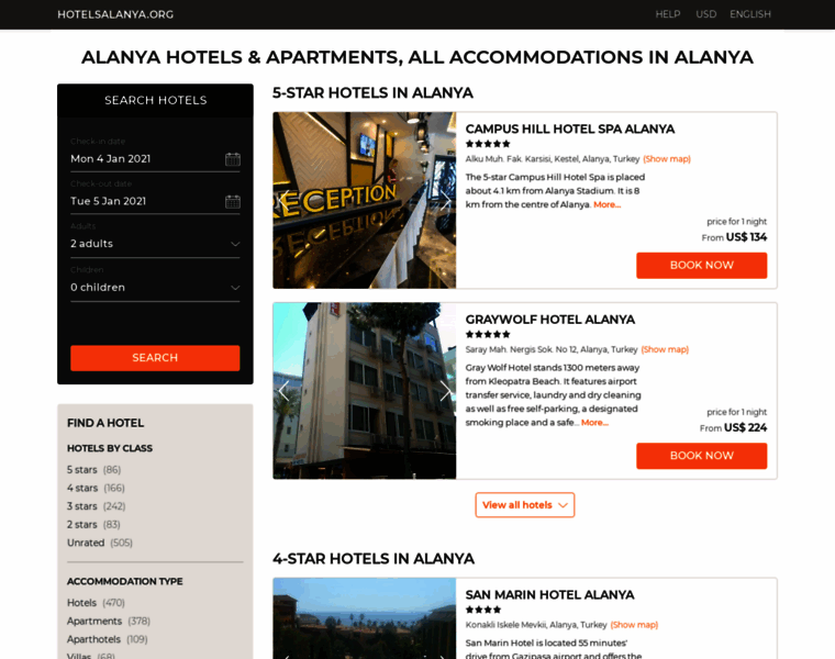 Hotelsalanya.org thumbnail