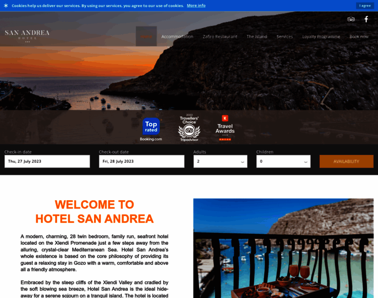 Hotelsanandrea.com thumbnail