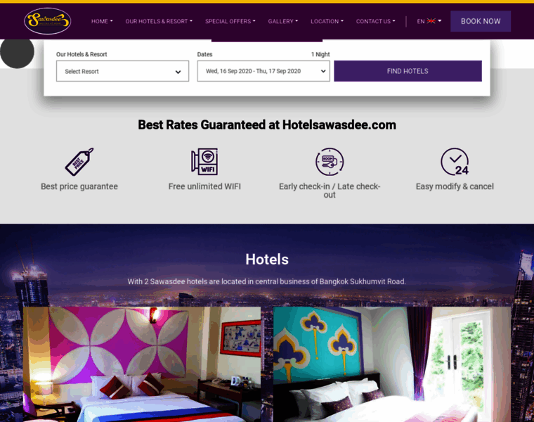 Hotelsawasdee.com thumbnail