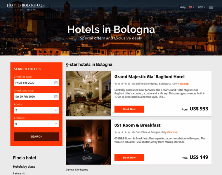 Hotelsbologna24.com thumbnail