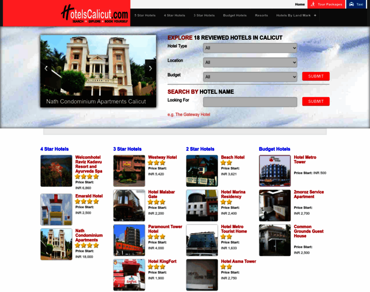 Hotelscalicut.com thumbnail