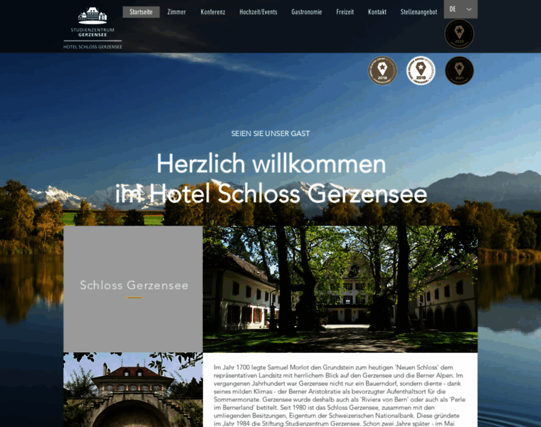 Hotelschlossgerzensee.com thumbnail