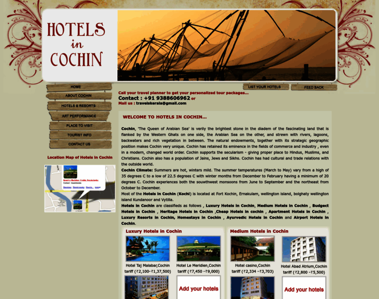 Hotelscochin.com thumbnail