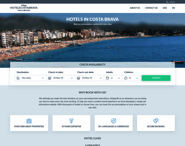Hotelscostabrava.net thumbnail