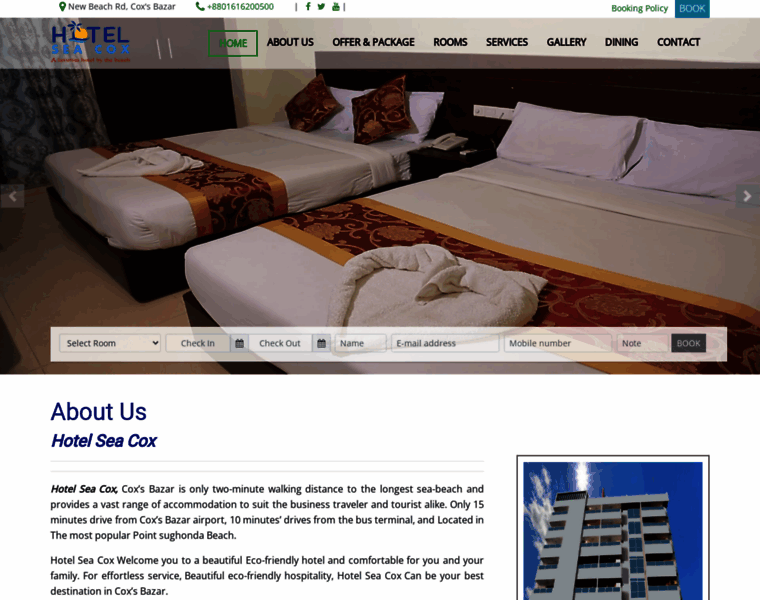 Hotelseacox.com thumbnail