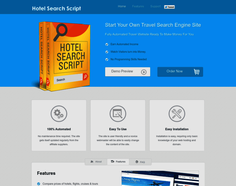 Hotelsearchscript.com thumbnail