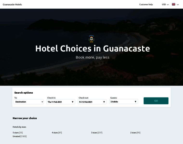 Hotelsguanacaste.com thumbnail