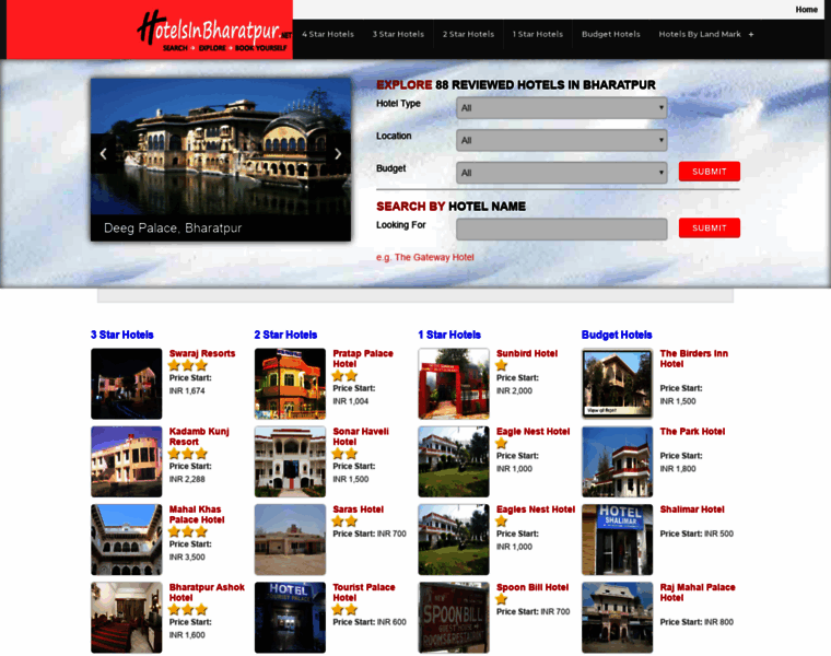 Hotelsinbharatpur.net thumbnail
