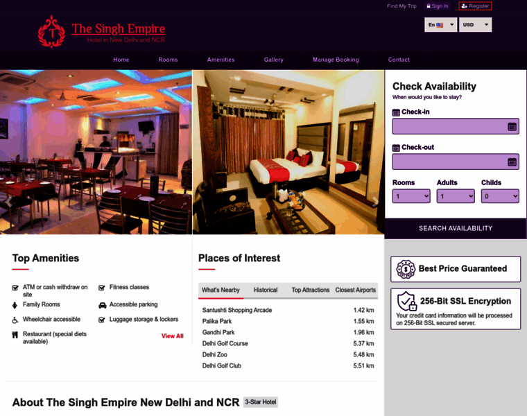 Hotelsinghempire.com thumbnail