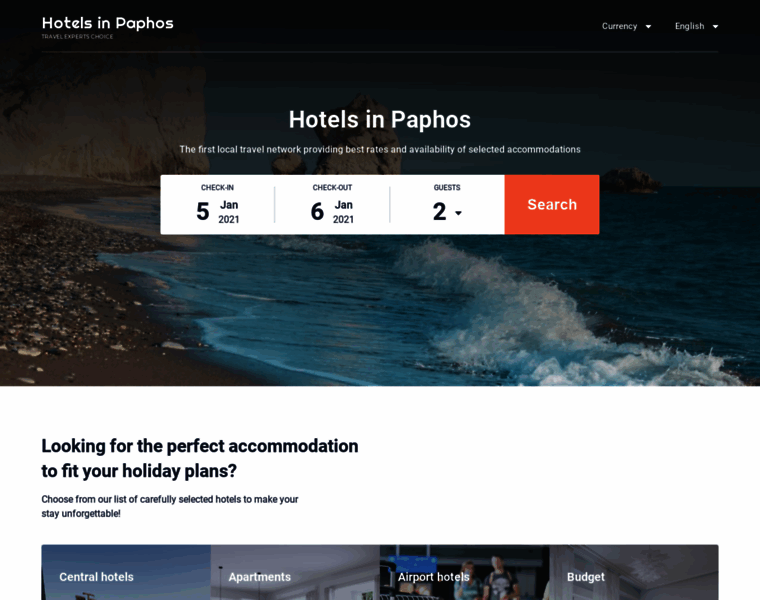 Hotelsinpaphos.net thumbnail