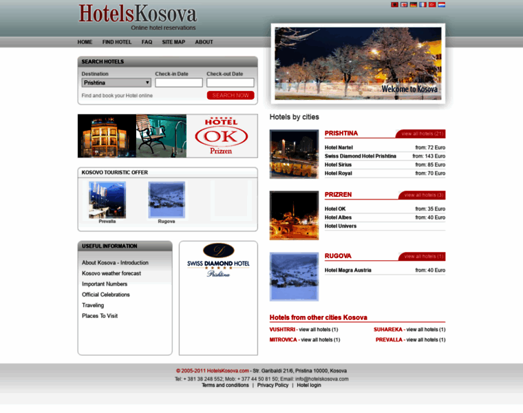 Hotelskosova.com thumbnail