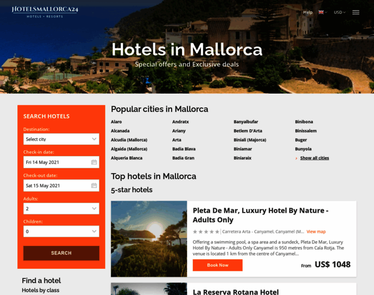Hotelsmallorca24.com thumbnail