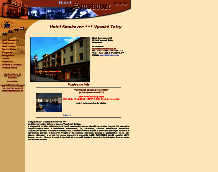 Hotelsmokovec.sk thumbnail