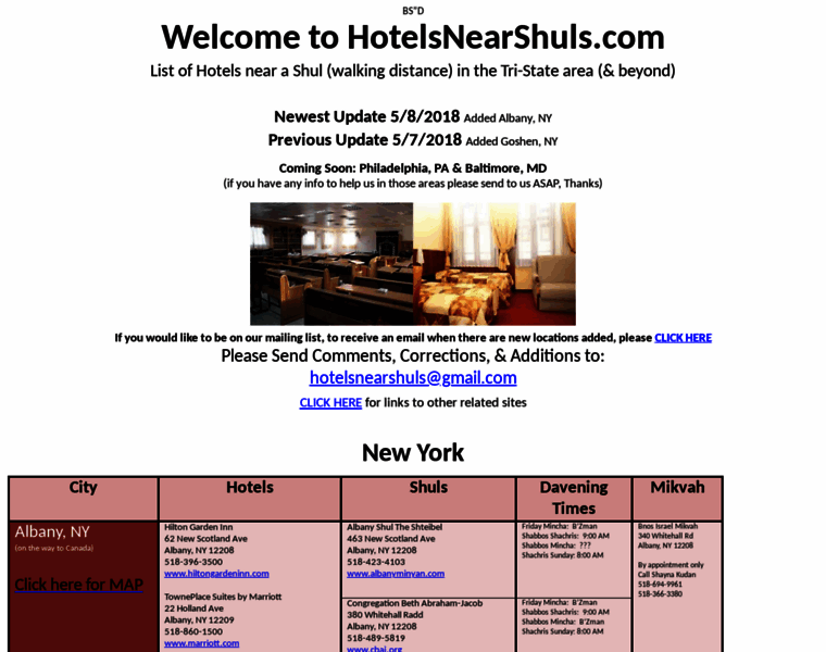 Hotelsnearshuls.com thumbnail