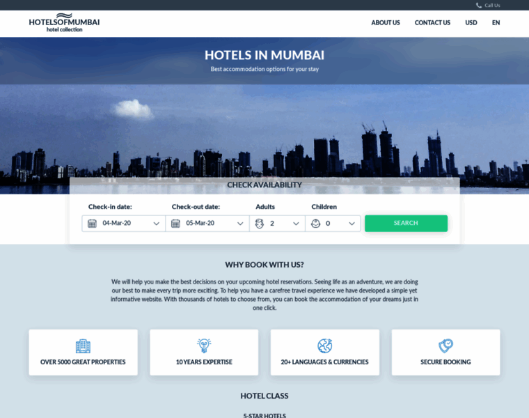 Hotelsofmumbai.com thumbnail