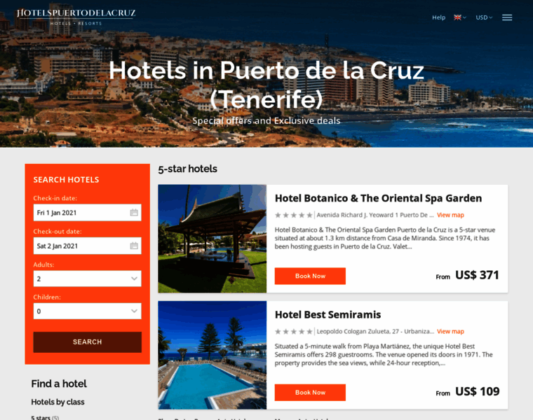 Hotelspuertodelacruz.com thumbnail