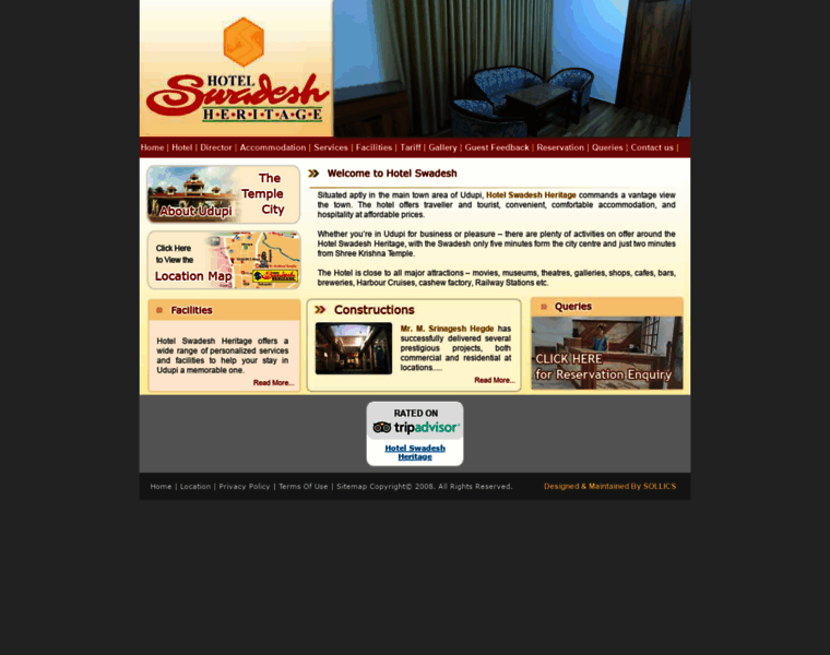 Hotelswadesh.com thumbnail