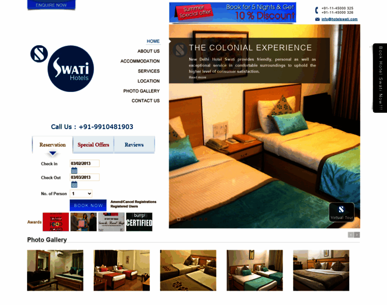 Hotelswati.com thumbnail