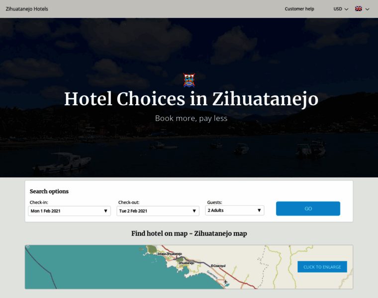 Hotelszihuatanejo.com thumbnail