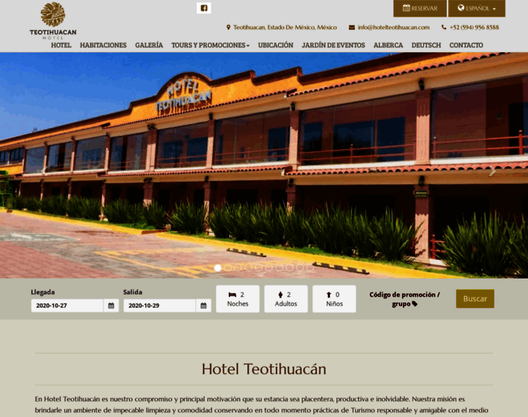 Hotelteotihuacan.com thumbnail