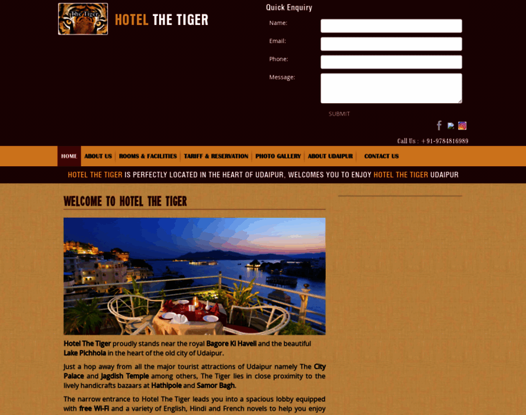 Hotelthetiger.com thumbnail