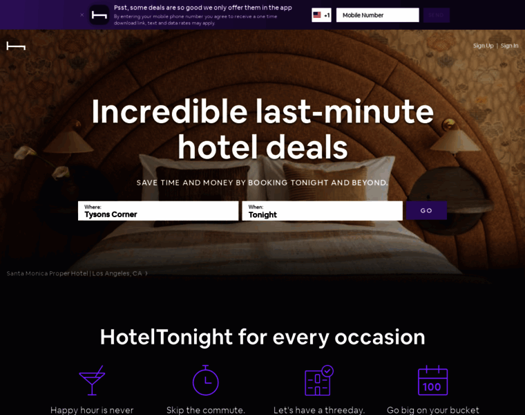 Hoteltonight.com thumbnail