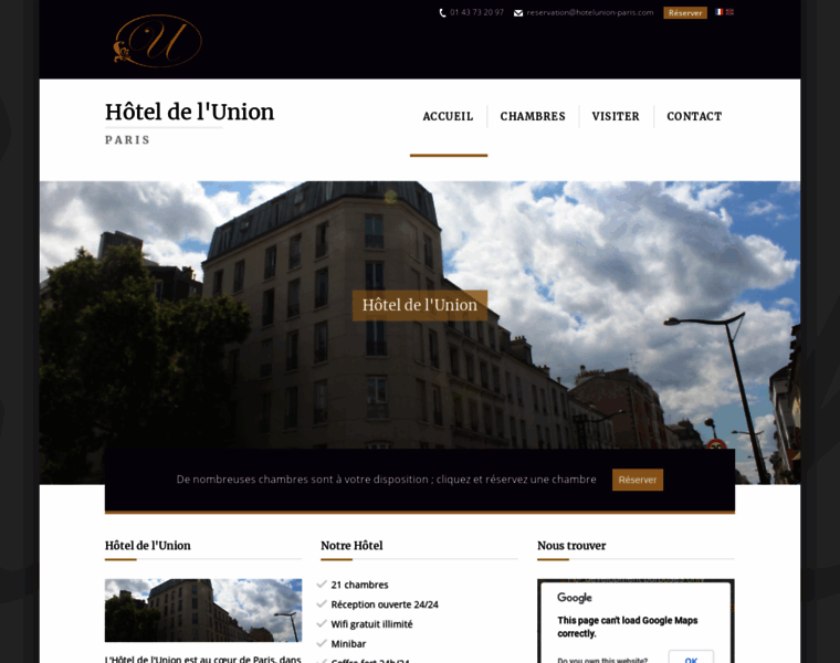 Hotelunion-paris.com thumbnail