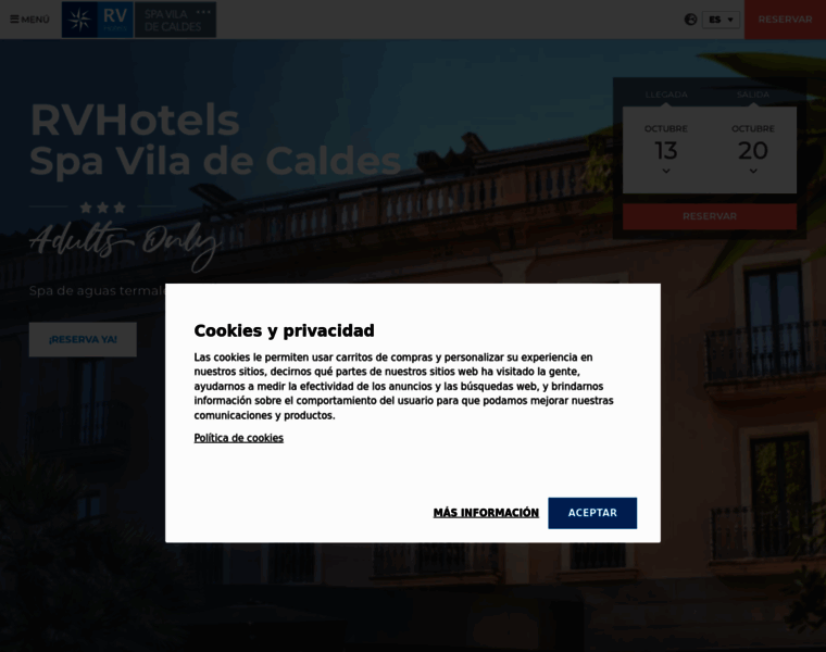 Hotelviladecaldes.com thumbnail