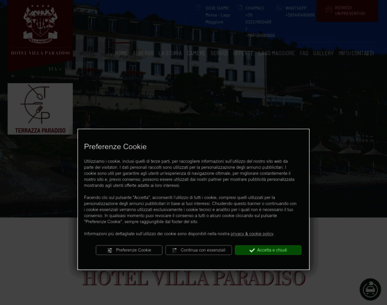 Hotelvillaparadiso.com thumbnail