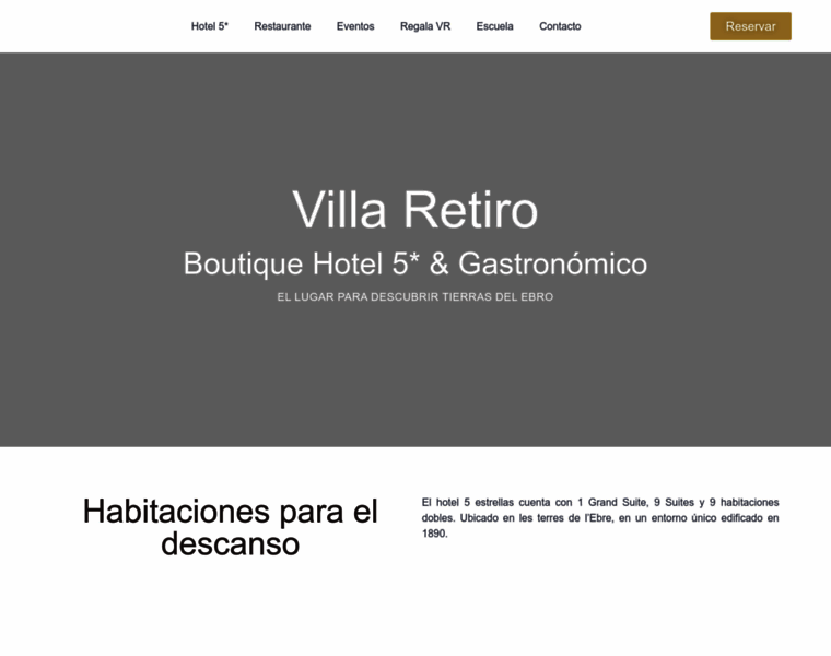 Hotelvillaretiro.com thumbnail