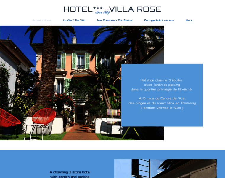 Hotelvillarose.com thumbnail