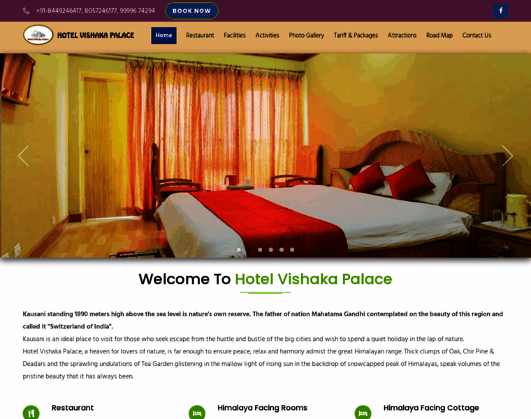 Hotelvishakapalace.com thumbnail
