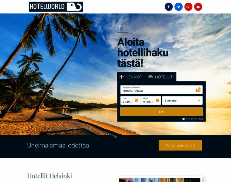 Hotelworld.fi thumbnail