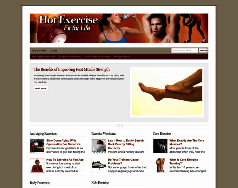 Hotexercise.com thumbnail