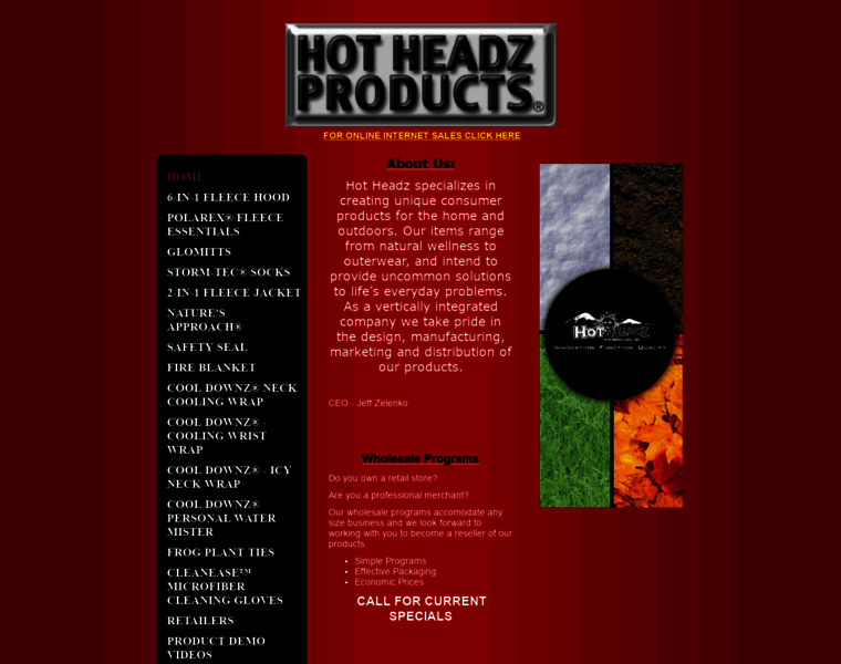 Hotheadzproducts.com thumbnail