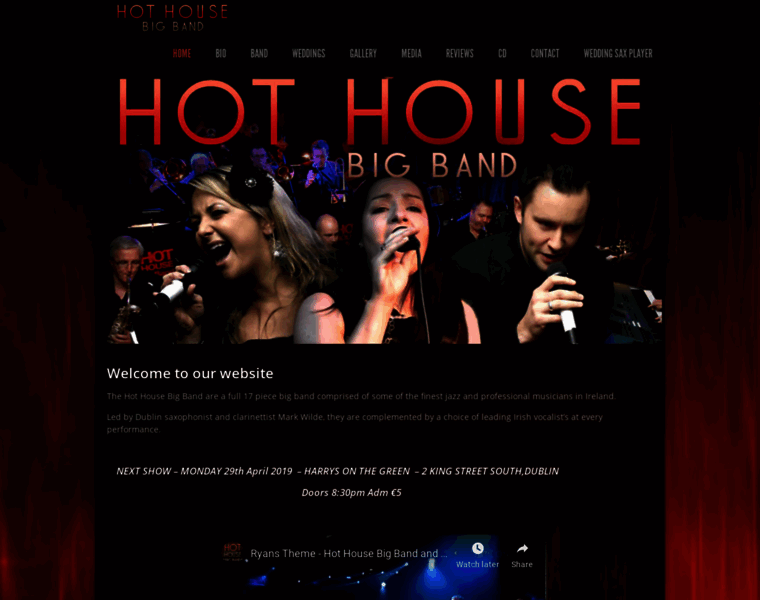 Hothousebigband.com thumbnail