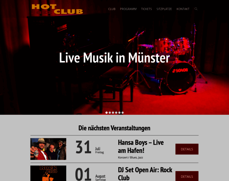 Hotjazzclub.de thumbnail