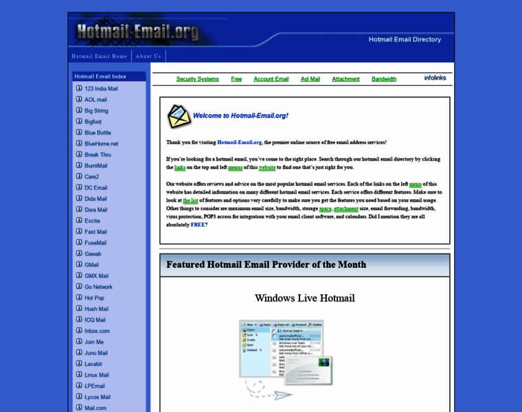 Hotmail-email.org thumbnail