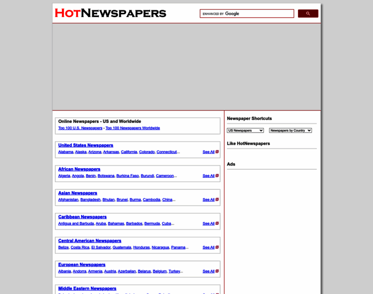 Hotnewspapers.com thumbnail