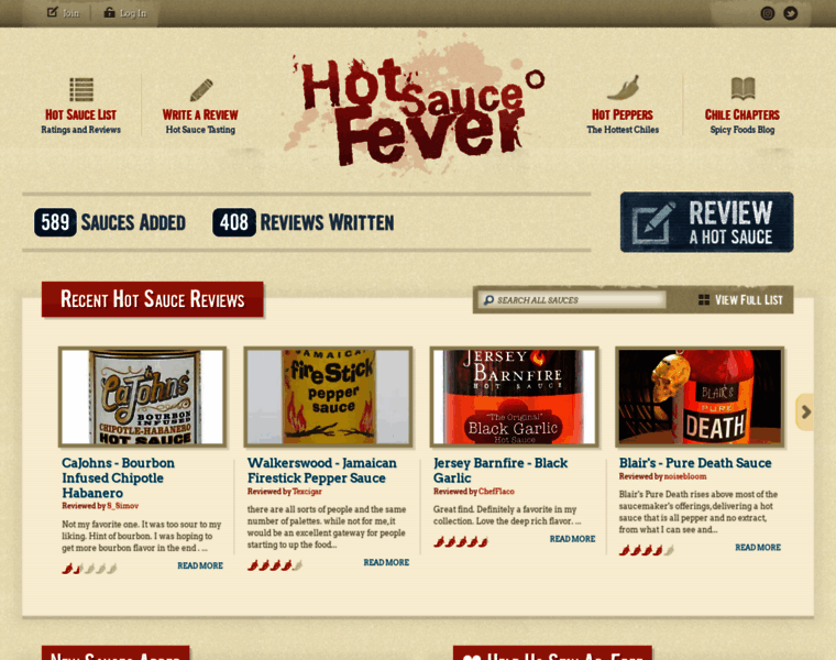 Hotsaucefever.com thumbnail