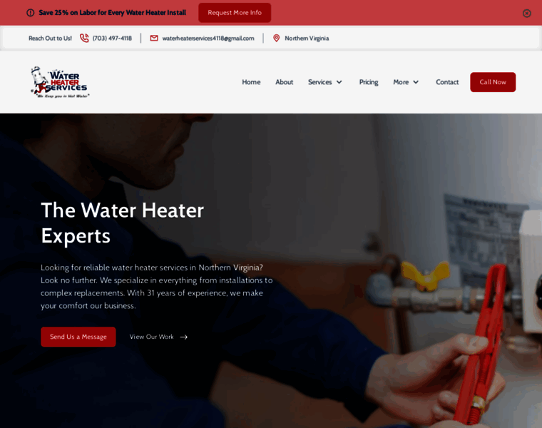 Hotwaterheaterservices.com thumbnail